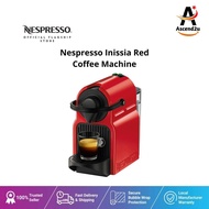 [NESPRESSO MY] - Nespresso Inissia Red Coffee Machine | Coffee Maker | Automated Capsule Coffee Machine Nespresso (C40-ME-RE-NE4) - 1 Years Nespresso Malaysia Warranty