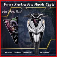 ◲ ∈ New Honda Click Front Decals For Hond Click 125i/150i v2 Honda Click 125i Accessories
