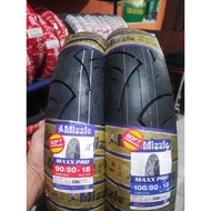 1SET MIZZLE 90/80-18, 100/80-18, 120/80-18 M700, 90/80-18, 100/80-18 MAXX PRO Tubeless Motorcycle Ti
