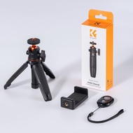 K&F Concept Cell Phone Tripod MS02 13.4/34cm bluetooth selfie stick Desktop Stand Orange Gray/Black