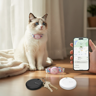 MiLi MiTag Smart GPS Tracker Bluetooth Finder for Cats and Dogs, Waterproof Collar, Compatible with 