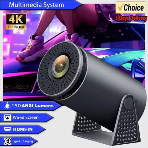 Projector H300 4K Android 11 Dual Wifi6 120ANSI RK3326 Quad Core BT5.0 1280*720P Home Cinema Portabl