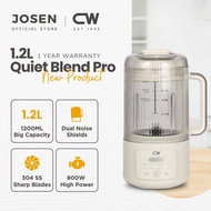 CW 1.2L Mini Blender | Noise Reduction | Soymilk | Juice | Porridge | 迷你破壁机 | 豆浆 | 米糊 | 果汁 | 辅食