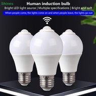 Shines E27 PIR Motion Sensor Lamp 5W 9W 15W LED Bulb with Motion Sensor Motion Detector Night Light 