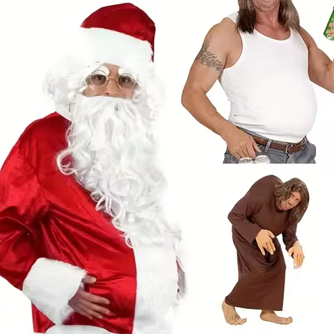 Inflatable belly. Fake belly. Pregnant belly. Beer belly. Role-playing belly. Christmas and holiday 