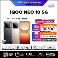 iQOO NEO 10 5G [32GB*(16+16)GB RAM 512GB ROM] - Original iQOO Malaysia