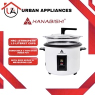 Hanabishi 1.5 Liters Rice Cooker HRC-15TRNSPSTM with Transparent Steamer