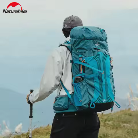 Naturehike 45L/55L/65L Backpack Rucksack With Rain Cover Outdoor Knapsack Backpacking Camping Climbi