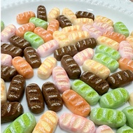 [SG instock] Resin charms | Mini colourful bread | DIY decoden | Mixed colours