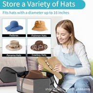 Backpack Hat Storage Box Hat Box Convenient Storage Bag Hat Box Travel Cowboy Hat Foldable Storage T