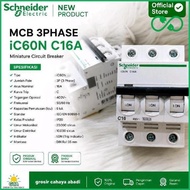 Schneider Mcb 3P 16A Ic60N A9F74316/Mcb C16 Schneider Latest Mcb SchneiderOriginal