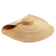 Woman Collapsible Outdoor Travel Beach Oversized Sun Protection Hat Straw Cap