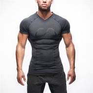 Gymshark muscle workout clothes brothers sporting t-shirts short sleeve T-shirt