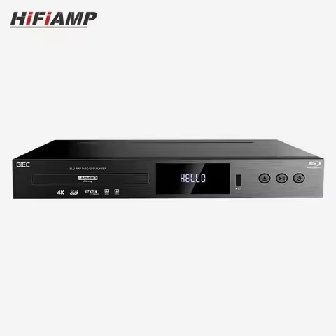 HiFiAMP GIEC BDP-G5300 UHD 4K 3D Blu-ray Player DTS Dolby Vision DVD CD Player Support 8T 16T Hard D