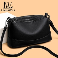 LouisWill Womens Bag Fashion Shoulder Bag Cross-body Bag Messenger Bag Dual Zipper Design Large Capa