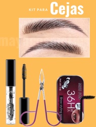 ki de jabon Cera y gel para cejas  gel para cejas planchado de cejas 36h transparente cejas organizas