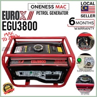 ''EUROX//'' PETROL GENERATOR 3KW EGU3800 POWERFUL GENERATOR