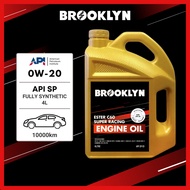 Brooklyn API SP 0w20 4L Fully Synthetic Engine Oil Lubricant Minyak Hitam Kereta Enjin Cars Proton T