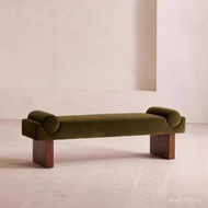 Stool Bedside Length Solid Wood Leisure Stool Simple Stool Change Shoes Nordic Cloakroom Entrance So