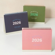 2026 Calendar Planner Desk Calendar Diary Scheduler Diary Daily & Weekly Planner Scheduler Korean Ve