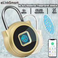 【Mua 2 hưởng 3% giảm giá】Ổ Khóa Elinksmart P5/P5BF Vàng ổ khóa vân tay Mở khóa điện thoại Khóa tủ kh
