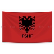 Albania Football Team Flag | 2-sided printing | Premium Kate fabric