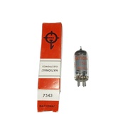 Tube USa National 7543 Vacuum Pentode Audio Frequency Equency Equency Equation 6AU6 EF94 6J4 6 Three