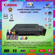 (T3RL4R1S) Printer Canon Pixma TS307 +infus Box