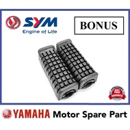 SYM BONUS FRONT FOOTREST RUBBER SET 0 DEPAN FOOT REST GETAH EBONUS E-BONUS E BONUS110 110 BONUS-110 