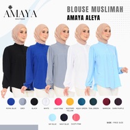 [COD] Amaya Boutique – Blouse Muslimah Semua Warna Koleksi Harian | Women Tops Shirt Casual Formal |