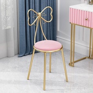 Dressing Table Red Bedroom ins Beautiful Stool Net Girl Luxury Nail Backrest Makeup Simple Light Cha