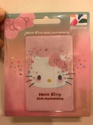 三麗鷗HELLO KITTY 50TH悠遊卡亮眼粉50週年紀念悠遊卡