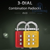 YANGYANG 6 Digit Button Password Lock Anti-theft Security Travel Backpack Zipper Lock