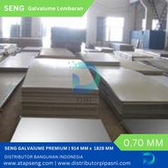 Plat Galvalum 90 x 180 0.70 mm Premium Lembaran (free ongkir)