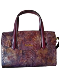 Túi da bò size 33x22x12 - Màu rượu vang đỏ sang trọng