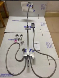 TOTO衛浴淋浴花灑套裝家用全銅龍頭增壓沐浴噴頭 