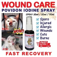 🏥 WOUND CARE 🏥 DISINFECTANT & ANTISEPTICS POVIDON IODINE SOLUTION SPRAY CAT & DOG