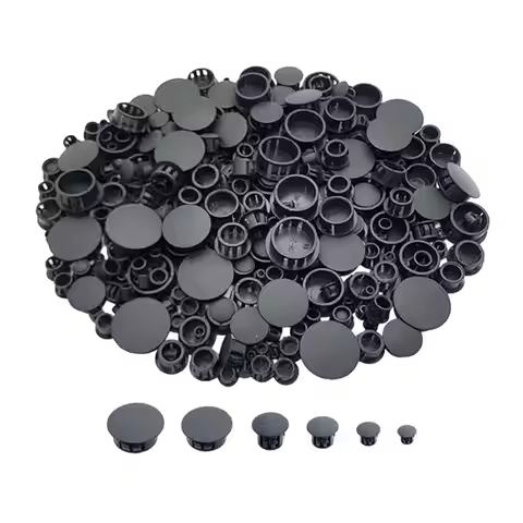 300x Plastic Hole Plugs Lightweight Elegant Fencing Post Pipes Inserts Screw Covers for Cupboard Apa