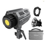 COLBOR CL100XM Studio COB Photography Light 110W LED Video Light 5600K CRI97+ Dimmable 7 Lighting Ef