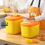 SKM (5KG/10KG/15KG) Yellow Duck Large Capacity Insect-Proof Rice Bucket Kitchen Storage Box/Bekas Beras HM562