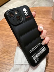 Funda De Teléfono Con Pintura De Colores Con Diseño De Chaqueta Acolchada De Cabeza De Cráneo Que Se Adapta A Iphone 7plus, Iphone X, Iphone Xr, Iphone Xs Max, Iphone 11, Iphone 11pro, Iphone 11promax, Iphone 12, Iphone 12pro, Iphone 12promax, Iphone 13, Iphone 13pro, Iphone 13promax, Iphone 14, Iphone 14pro, Iphone 14promax, Iphone 15, Iphone 15pro, Iphone 15promax, Serie Samsung Galaxy A03, A03s, A03core, A04, A22, A23, A24, 32, A33, A34, A52, A53, A54, S20fe, S21, S22, Serie Xiaomi Redmi Redmi 9, Redmi 9a, Redmi 9c, Redmi 10, Redmi 10a, Redmi 10c, Redmi 12, Redmi 12c, Redmi Note 9, Redmi Note 9pro, Redmi Note 10, Redmi Note 10s, Redmi Note 10pro, Redmi Note 11, Redmi Note 11s, Redmi Note 11pro, Redmi Note 12, Redmi Note 12pro Grunge