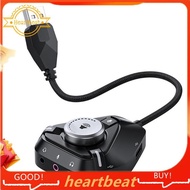 [Hot-Sale] 95AF USB Sound Card External Sound Card with 3x3.5mm 2xUSB 1xType C Port Sound Adapter fo