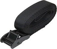 E-Value BT-252(BK) Cam Buckle Loading Belt, Black, 1.0 in x 6.6 ft (25 mm x 2 m)