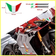 3D Resin Motorcycle Front Fairing Decals Italy Sticker Case for Ducati 959 969 1199 1299 PANIGALE V4
