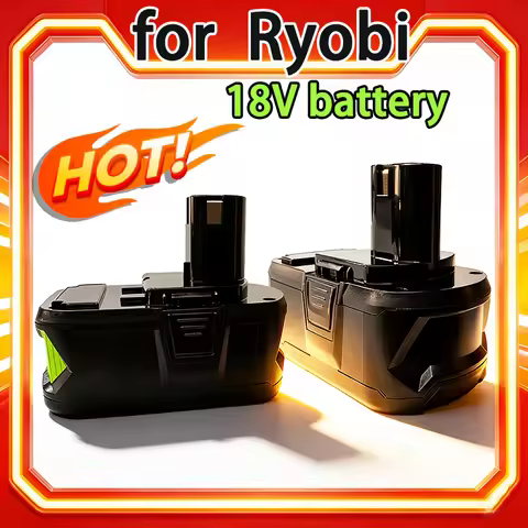 1/2/4PCS 12Ah P102 Replace for Ryobi 18v Li-on Battery Pin P104 P105 P108 P109 Compatible with 18Vol