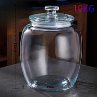 rice dispenser 10 kilos  rice box 10L big jar glass containerwith lid food storage dispensers storag