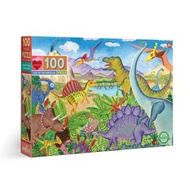 eeBoo 100片拼圖 - 恐龍時代 Age of the Dinosaur 100 piece