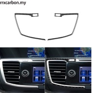 For Honda Accord 2014-2017 Carbon Fiber accessories Center Air Vent Frame B Interior Cover Accessori