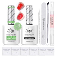 BORN PRETTY 2Pcs Magic Gel Remover with New Upgraded Gentle FormulaProfessional RemoverCleaner & Saf