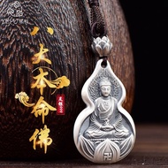 Store Introduction# 999Pure Silver Christmas Buddha Pendant Pure Silver Twelve Zodiacs Dali Tathagat